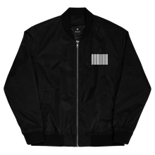 Load image into Gallery viewer, Bar Code Bomber Jacket
